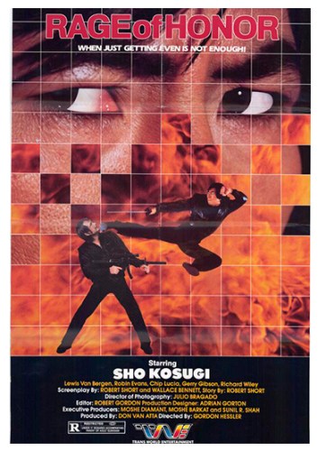 "Rage of Honor”, de Sho Kosugi, (1986). Casting del elenco argentino.